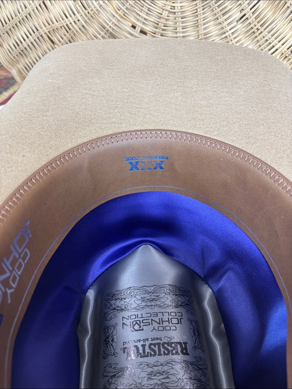 Resistol Cody Johnson 9th round stone cowboy hat 7 1/4 - Picture 5 of 6